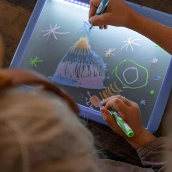 Kidywolf K-DRAW PRO MANGA Svjetleća tabla za crtanje i pisanje – Blue - Image 7