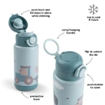 Done by Deer Termos boca 340ml – Tiny Farm Blue - Image 5