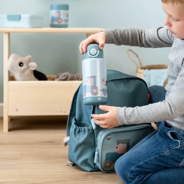 Done by Deer Termos boca 340ml – Tiny Farm Blue - Image 6