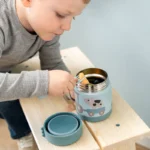 Done by Deer Termo posuda za hranu Tiny farm Blue (300ml) - Image 2