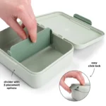 Done by Deer kutija za užinu s pregradom – Playground Green - Image 3