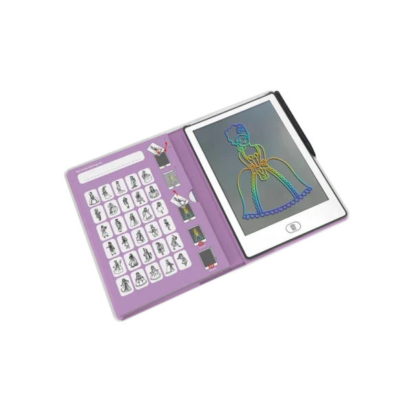Kidywolf KIDYDRAW MINI Digitalna tabla za crtanje s 30 ilustracija - Princess - Image 10