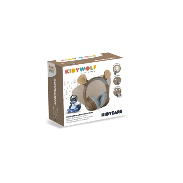 Kidywolf KIDYEARS Dječije Bluetooth slušalice s motivom 85 dB – Bear - Image 7