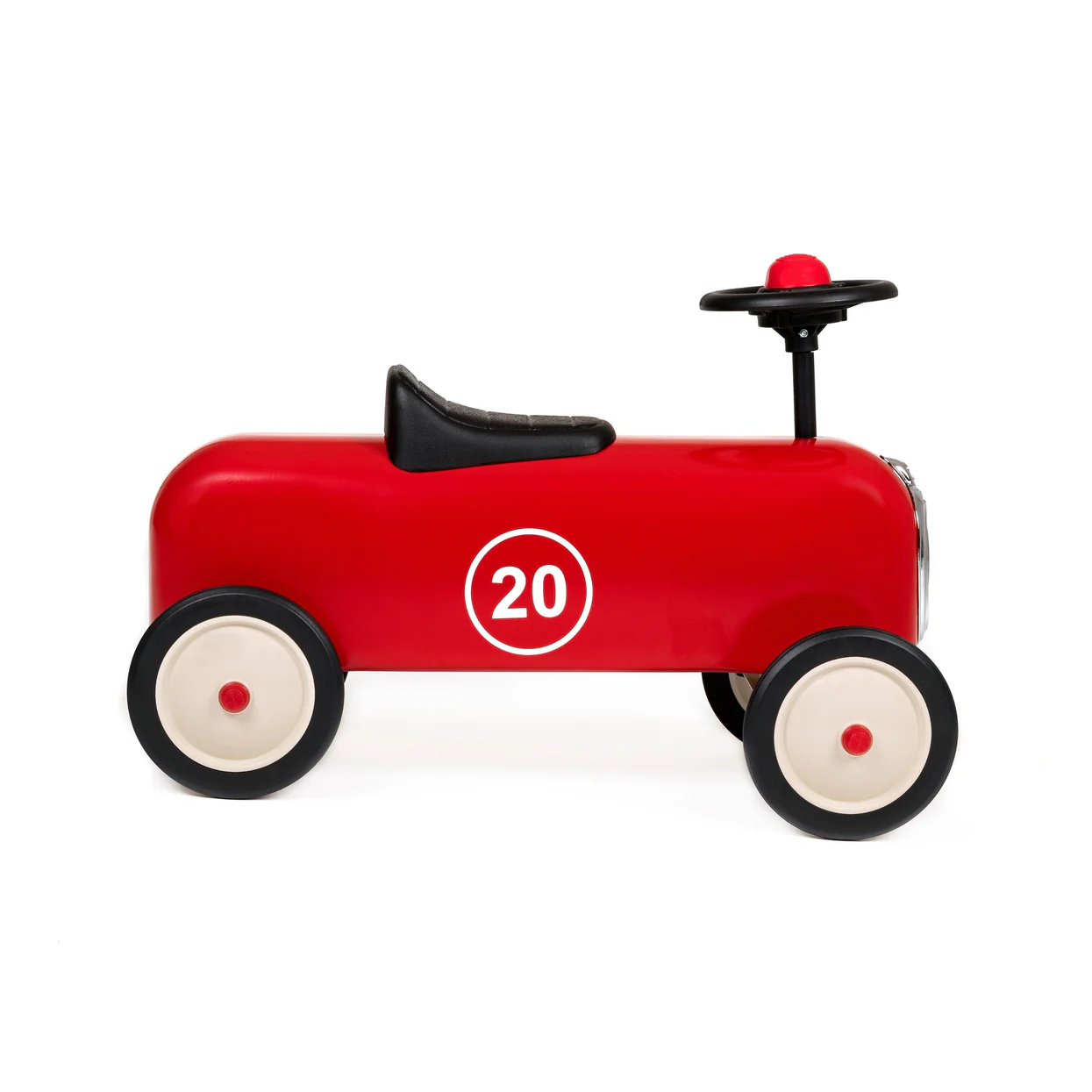 baghera ride on new racer rouge – retro autić za djecu Baghera Ride-On New Racer Rouge – retro autić za djecu - Image 1