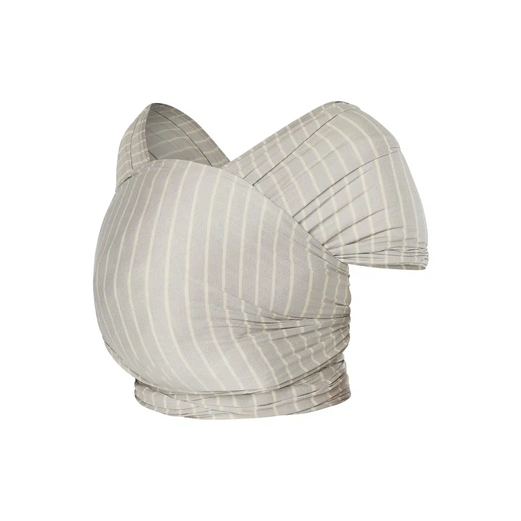 ergobaby aura marama, sustainable knit grey stripes (0 12 mj.) Ergobaby Aura marama, Sustainable Knit Grey Stripes (0-12 mj.) - Image 1