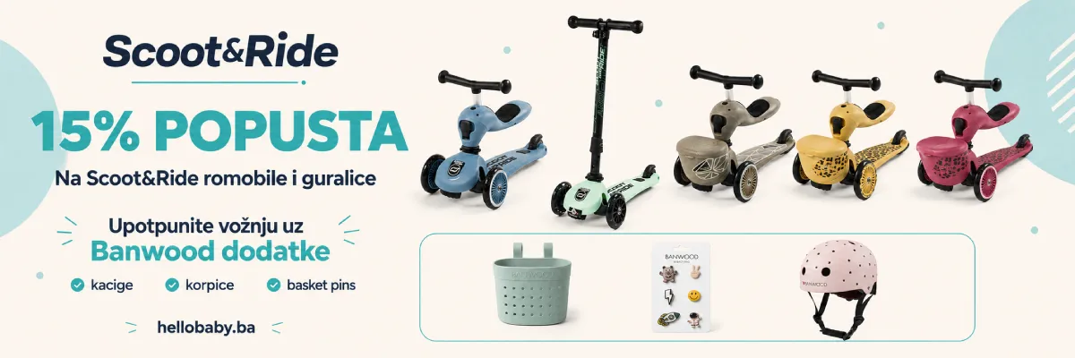 Scoot&Ride 15% popusta na romobile i guralice