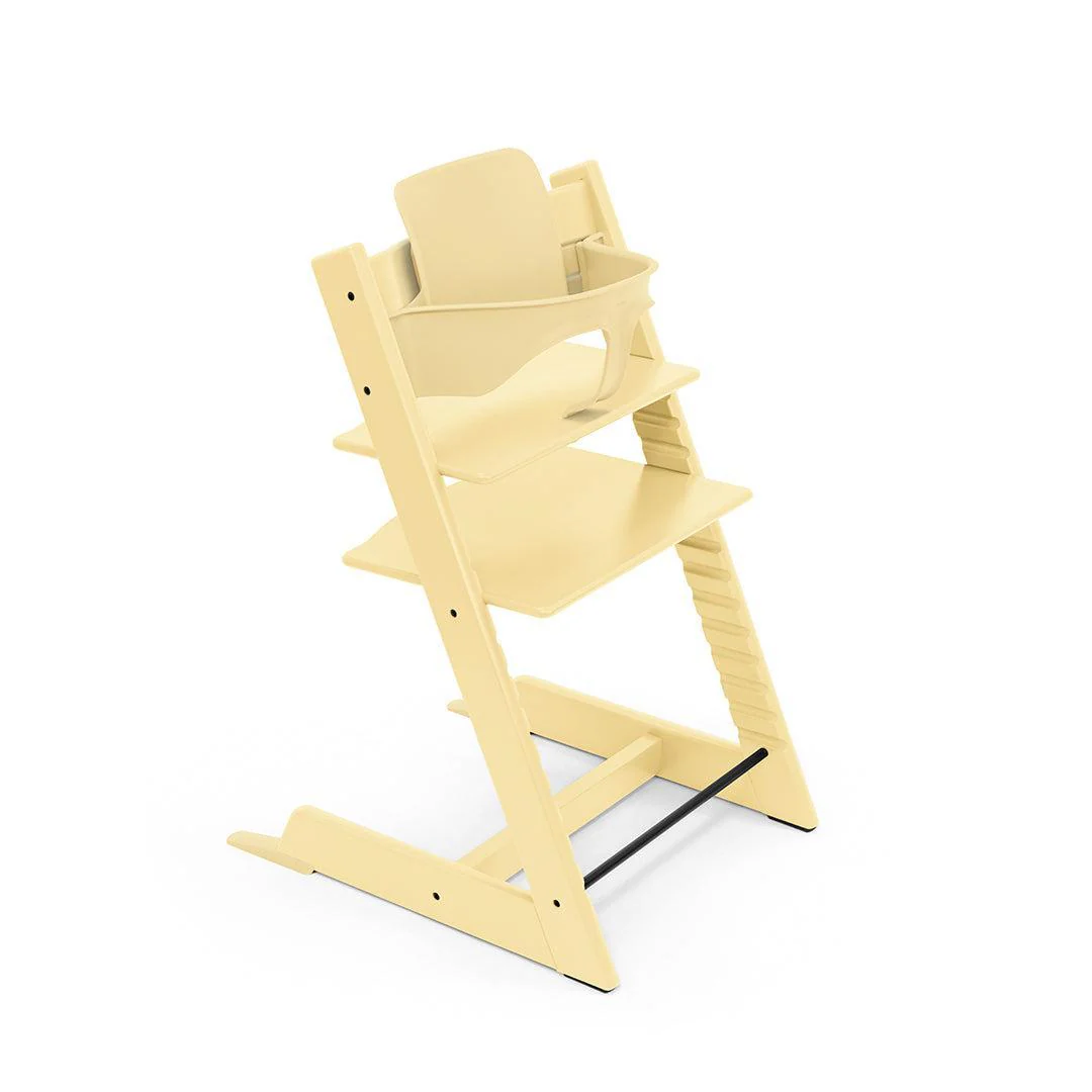 stokke tripp trapp hranilica stolica + ogradica baby set lemon yellow Stokke Tripp Trapp Hranilica Stolica + Ogradica Baby Set - Lemon Yellow - Image 1