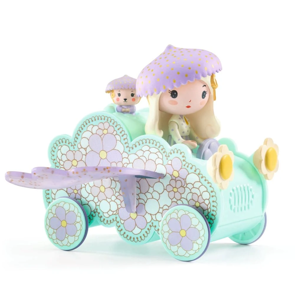 dj069391 DJECO Tinyly lutkica s autićem - Jil - Image 1