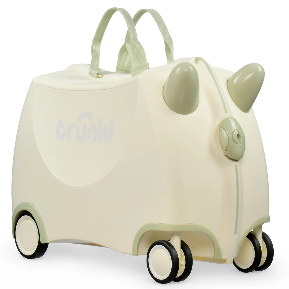 trunki glide dječiji kofer 3u1 – ivory white Trunki Glide dječiji kofer 3u1 – Ivory White - Image 1
