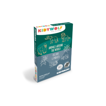 Kidywolf KIDYDRAW MINI dodatni set 60 kartica – Životinje svijeta