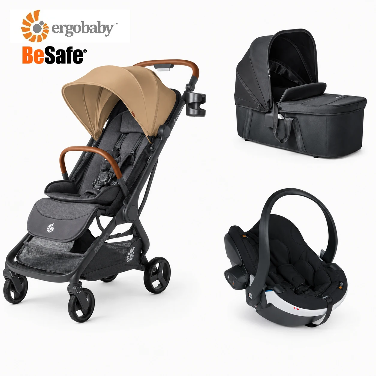 ergobaby metro 3 deluxe kolica 3u1 – camel Ergobaby Metro 3 Deluxe kolica 3u1 – Camel - Image 1