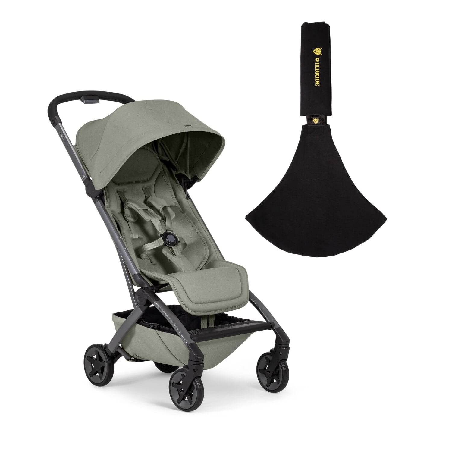 joolz aer² x wildride set, sage green (nosiljka + piknik podloga) Joolz Aer² x Wildride set, Sage green kolica + toddler nosiljka - Image 1