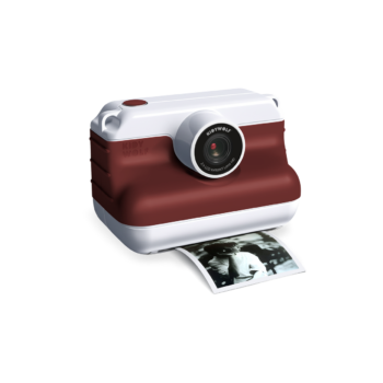 Kidywolf K-PRINT dječiji instant fotoaparat s termo printerom – Burgundy