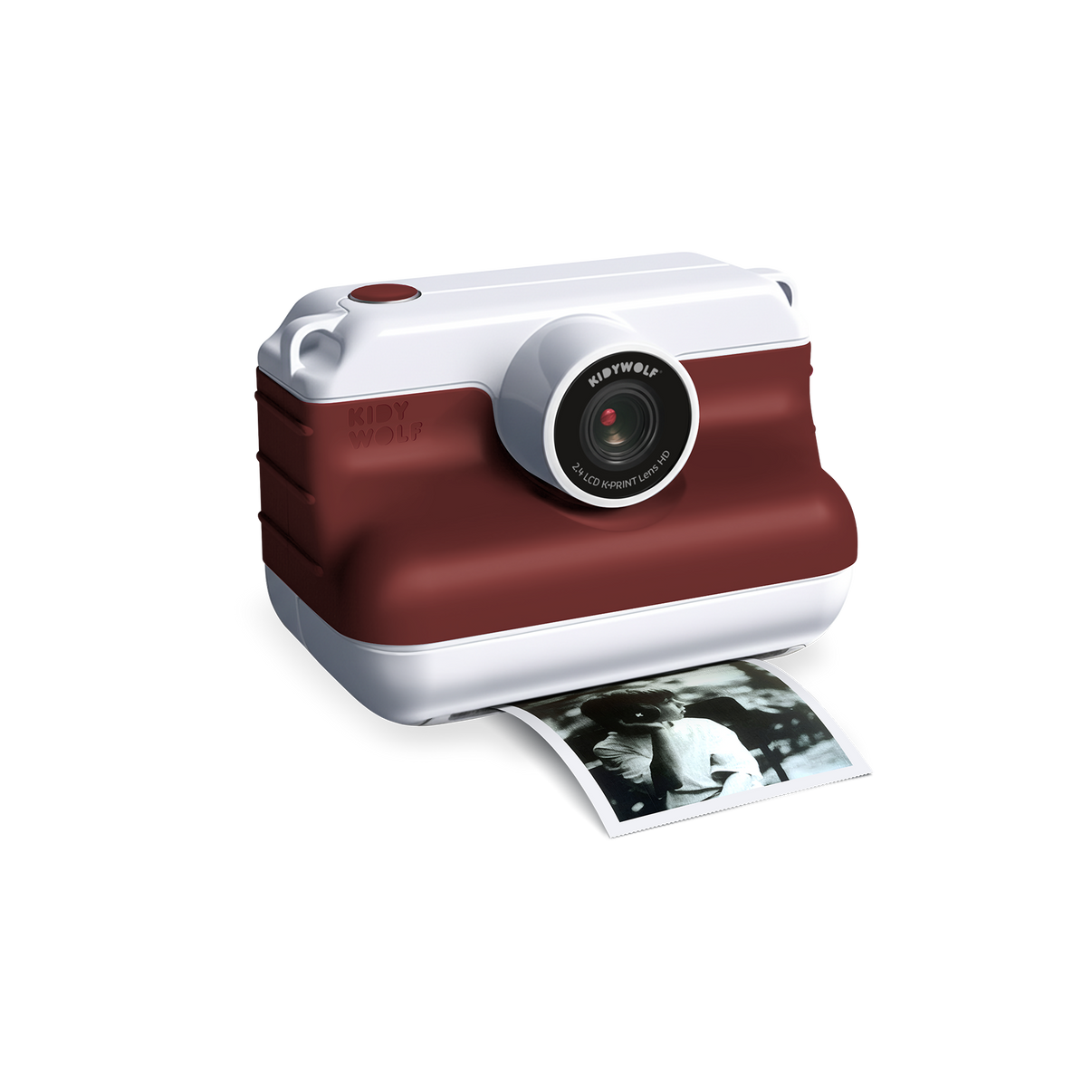 kidywolf-k-print-djeciji-instant-fotoaparat-s-termo-printerom-burgundy-01 Kidywolf K-PRINT dječiji instant fotoaparat s termo printerom – Burgundy