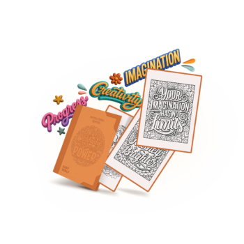 Kidywolf K-DRAW PAD dodatni set ilustracija – Citati