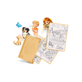 Kidywolf KIDYDRAW PAD dodatni set ilustracija – Kućni ljubimci