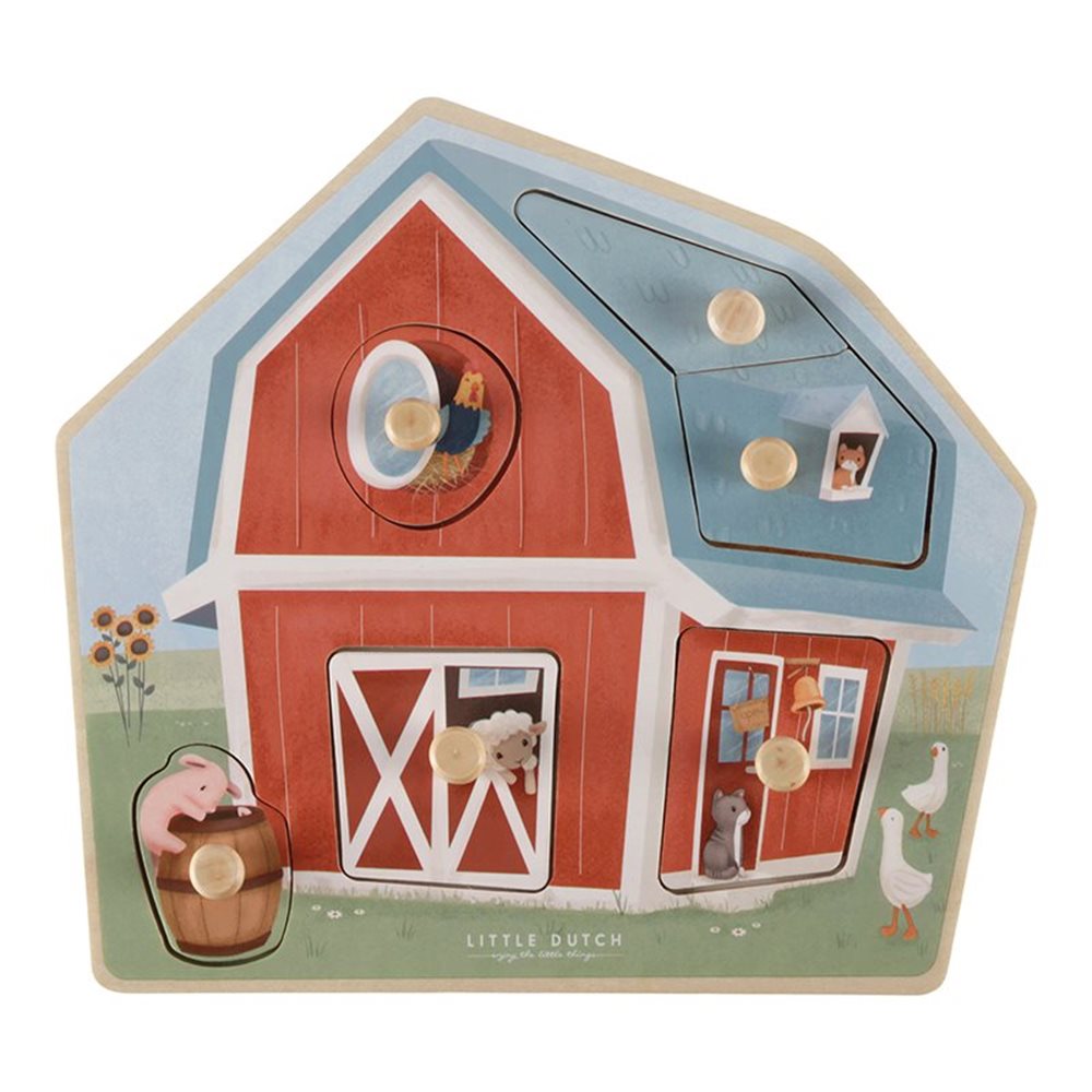 little dutch drvene slagalice little farm Little Dutch drvene slagalice Little Farm - Image 1