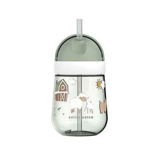 little dutch bočica sa slamkom 300 ml little farm Little Dutch bočica sa slamkom 300 ml - Little Farm - Image 1