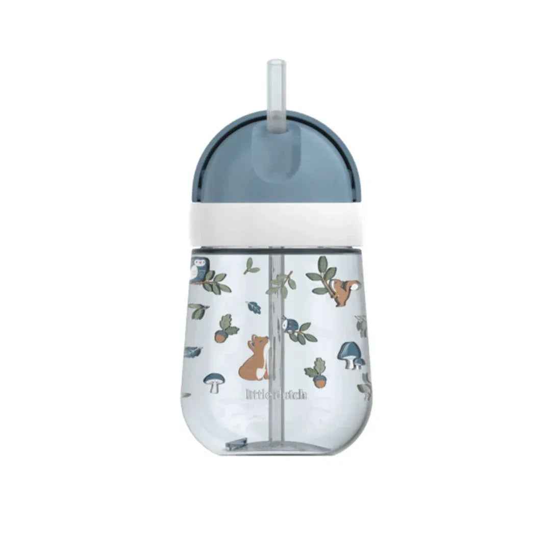 little dutch bočica sa slamkom 300 ml forest friends Little Dutch bočica sa slamkom 300 ml - Forest Friends - Image 1
