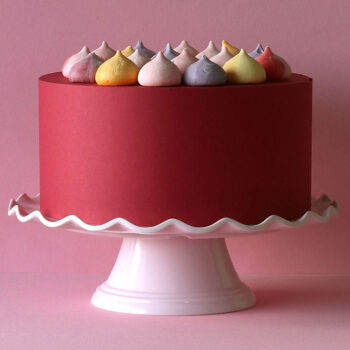 A Little Lovely Company stalak za kolače Wave – Pink