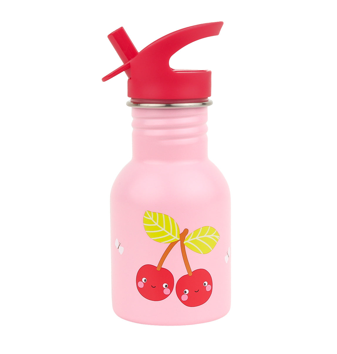 a little lovely company mala boca od nehrđajućeg čelika 350 ml – happy cherries A Little Lovely Company mala boca od nehrđajućeg čelika 350 ml – Happy Cherries