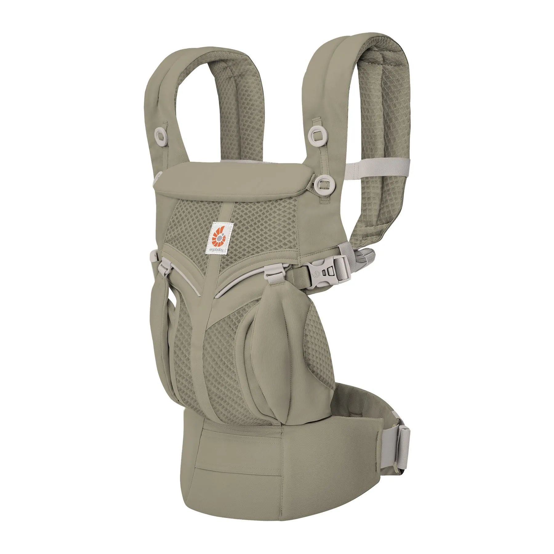 e13 bcs360msftolv ergobaby carrier omni classic mesh sftolv p03 transparent Ergobaby Omni Classic Mesh nosiljka – Soft Olive - Image 1