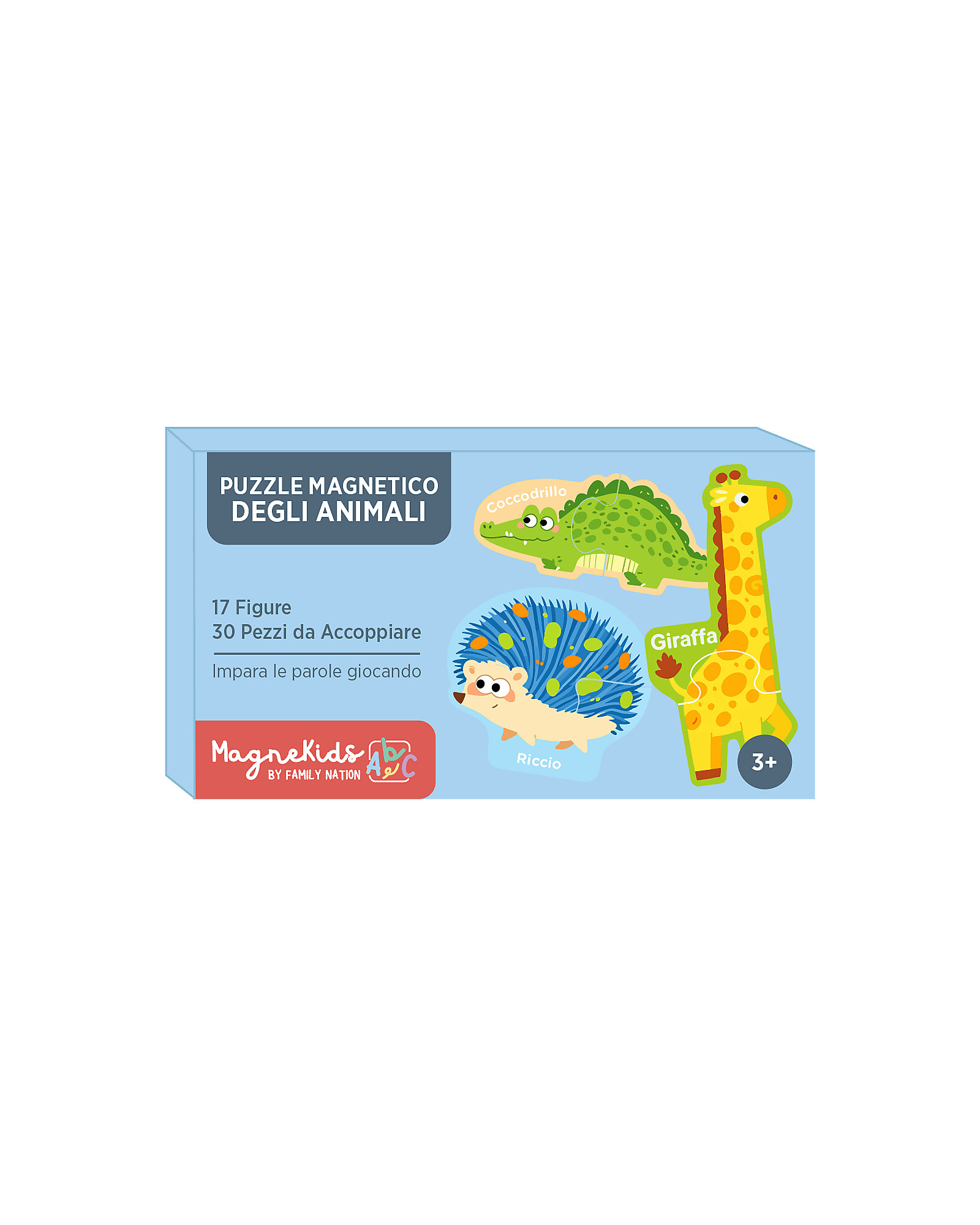 family nation magnekids™ magnetna slagalica životinje – 30 dijelova Family Nation MagneKids™ magnetna slagalica Životinje – 30 dijelova
