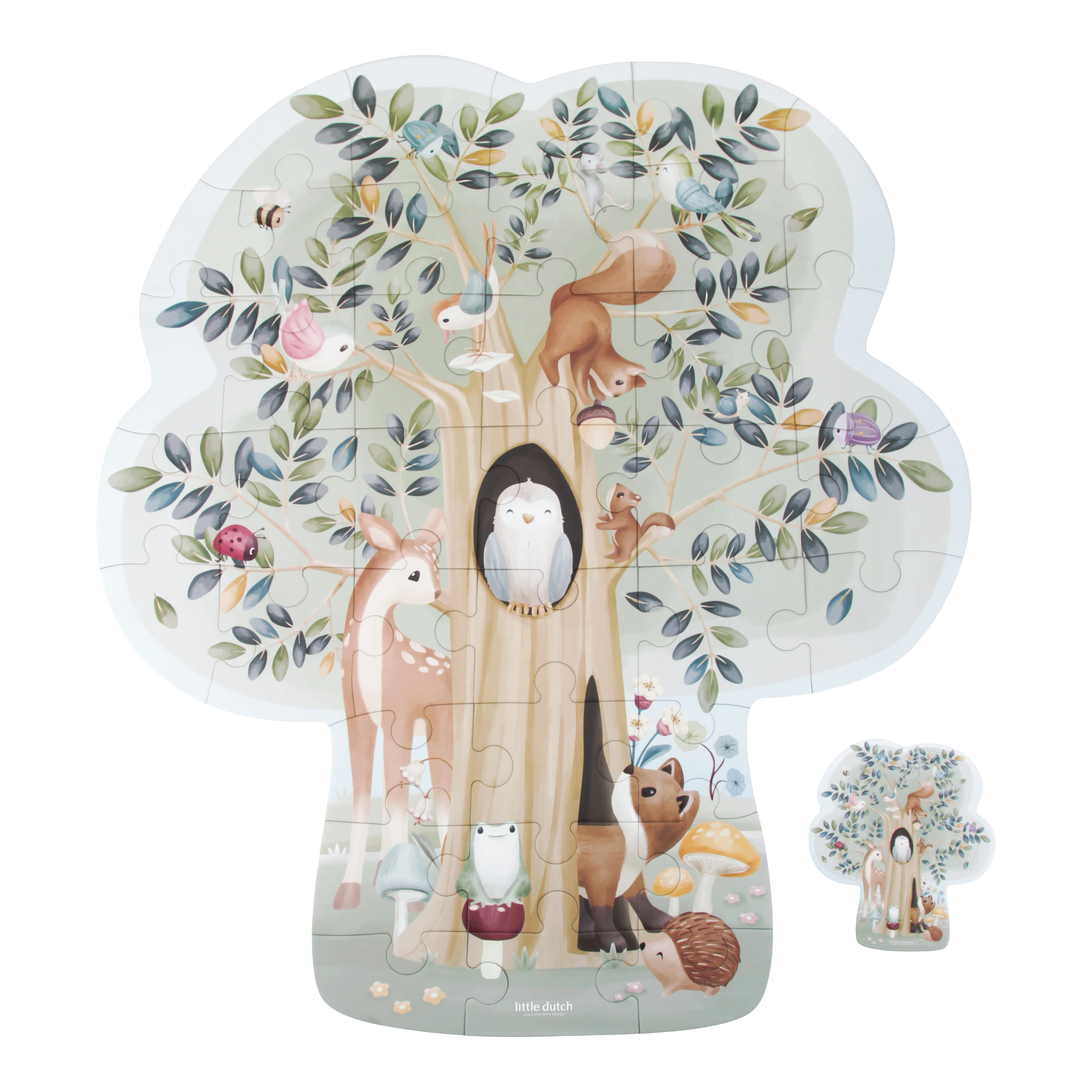little dutch puzzle xl forest friends Little Dutch puzzle XL Forest Friends - Image 1