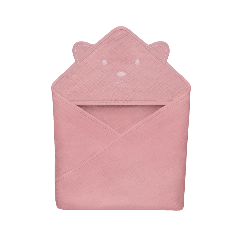 lionelo-muslin-hooded-towel-muslinski-peskir-s-kapuljacom-80x80-cm-pink-baby Lionelo Muslin Hooded Towel muslinski peškir s kapuljačom 80×80 cm – Pink Baby