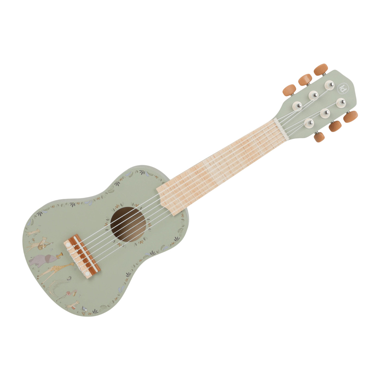 little dutch drvena gitara safari friends green Little Dutch drvena gitara Safari Friends - Green - Image 1