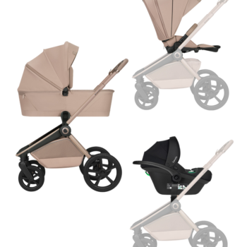 Lionelo Freya 3u1 dječija kolica – Beige Sand