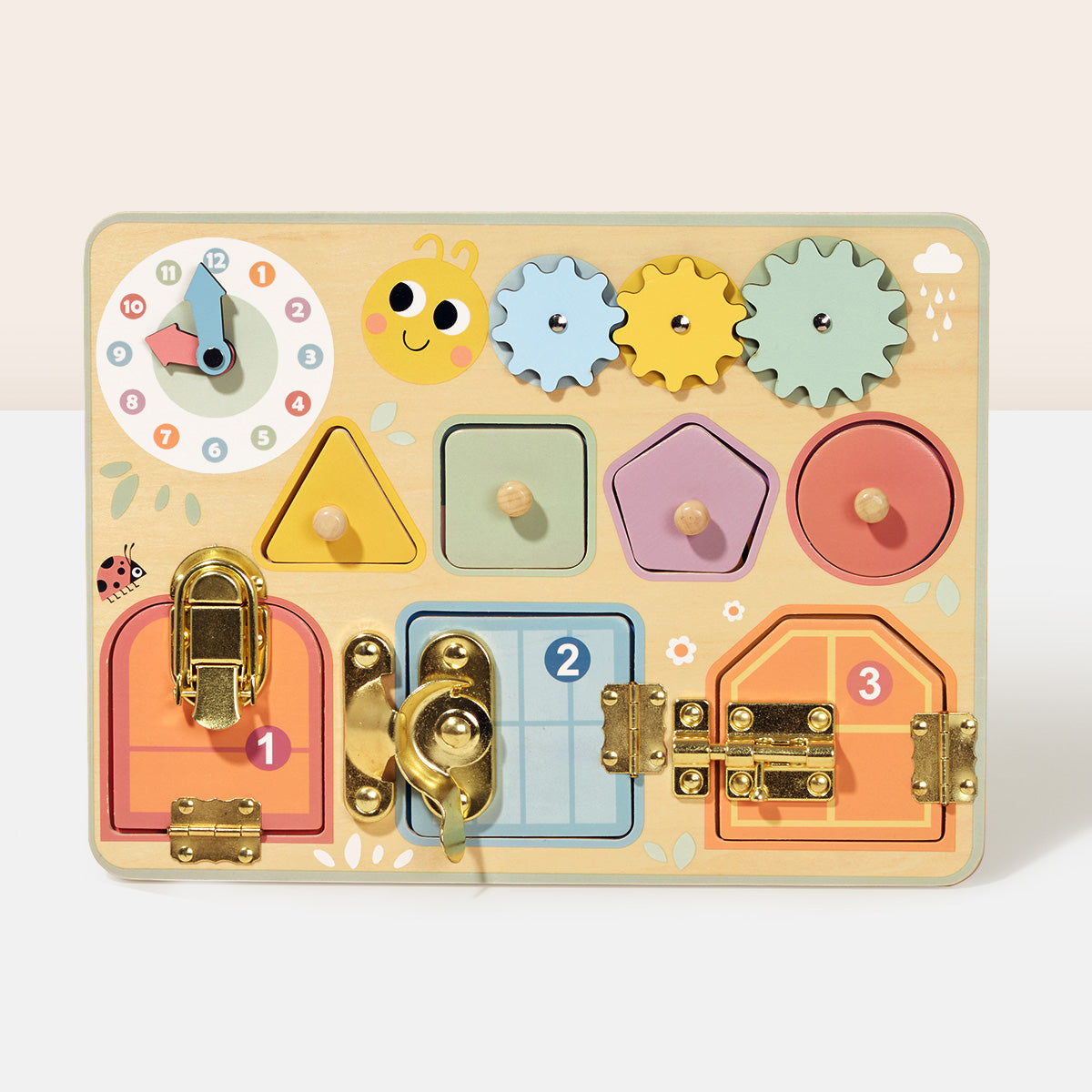 tooky toy drvena aktivna ploča montessori Tooky Toy drvena aktivna ploča Montessori