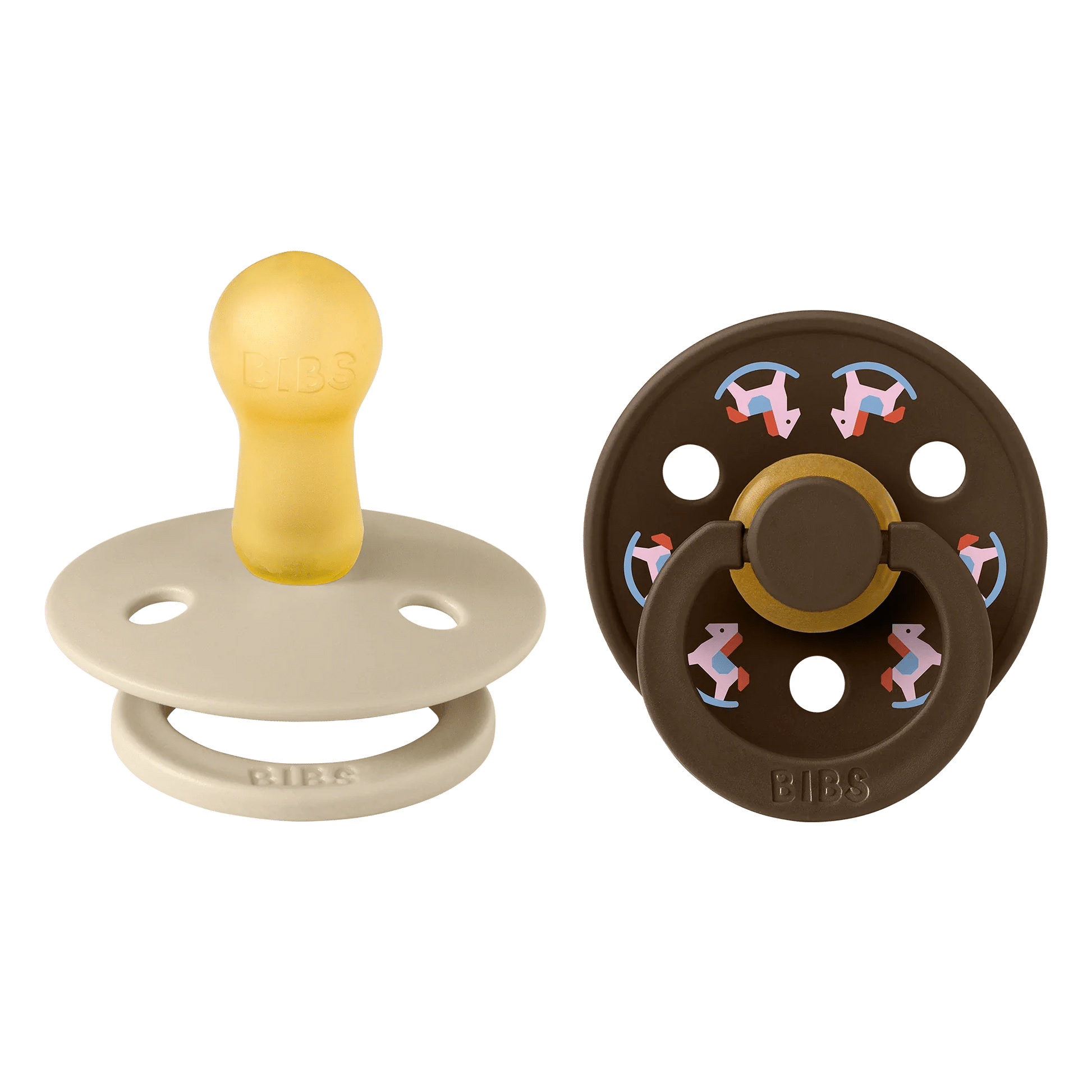 BIBS cucle Colour Holiday Horse Vanilla & Mocha – 2kom (6-18m) - Image 2