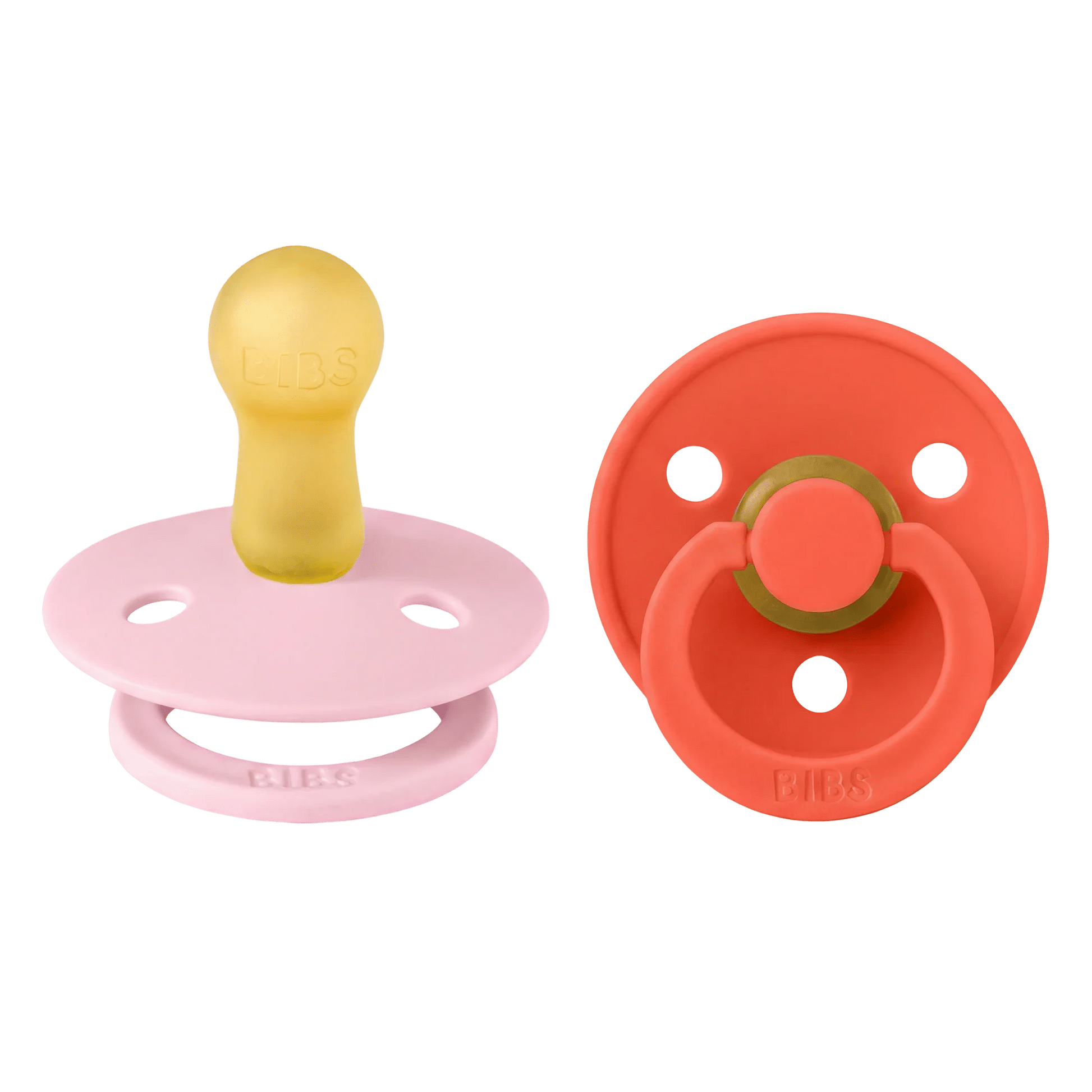 BIBS cucle Baby Pink & Tango – 2kom (6-18m) - Image 3