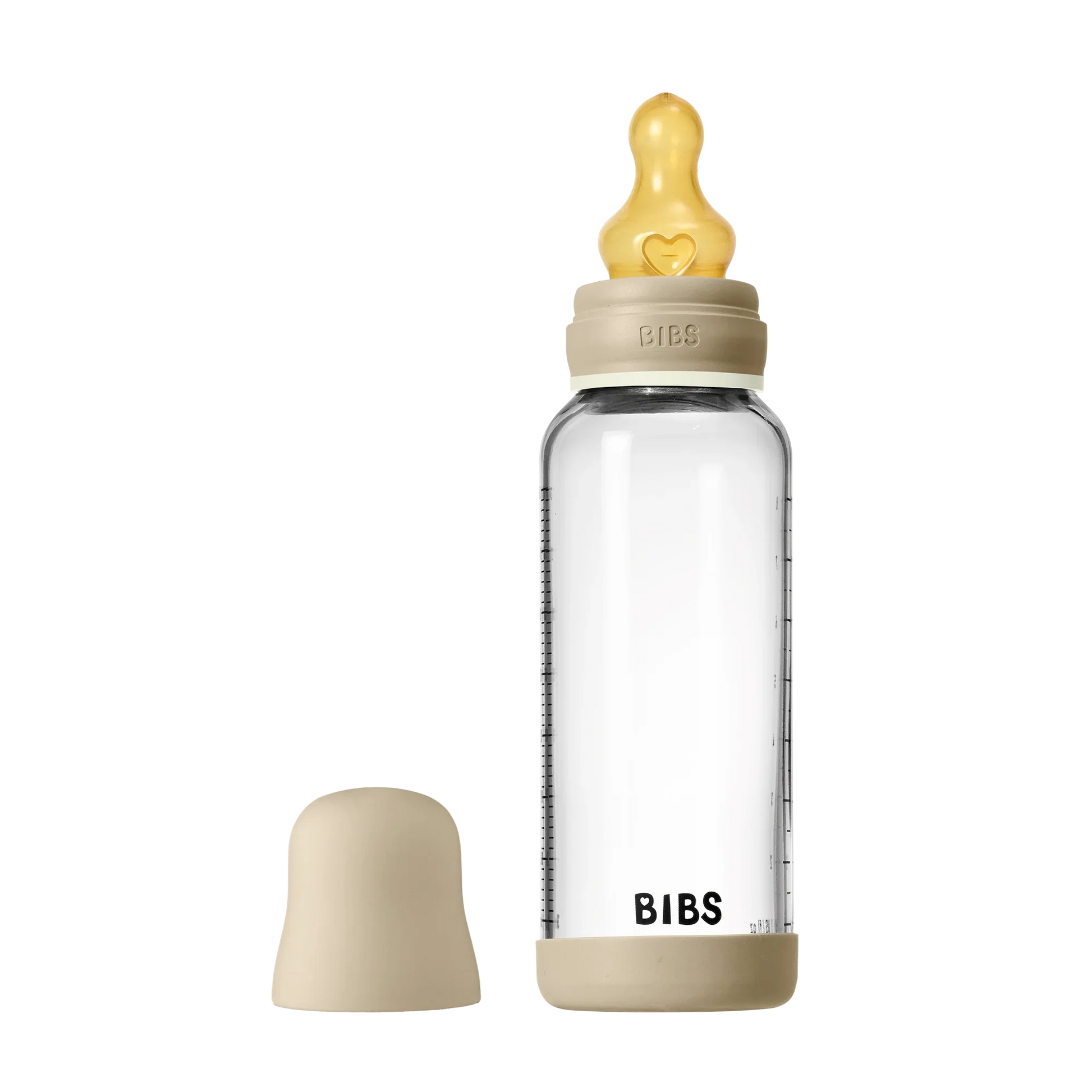 bibs staklena flašica set 240 ml – vanilla glow BIBS staklena flašica set 240 ml – Vanilla GLOW - Image 1
