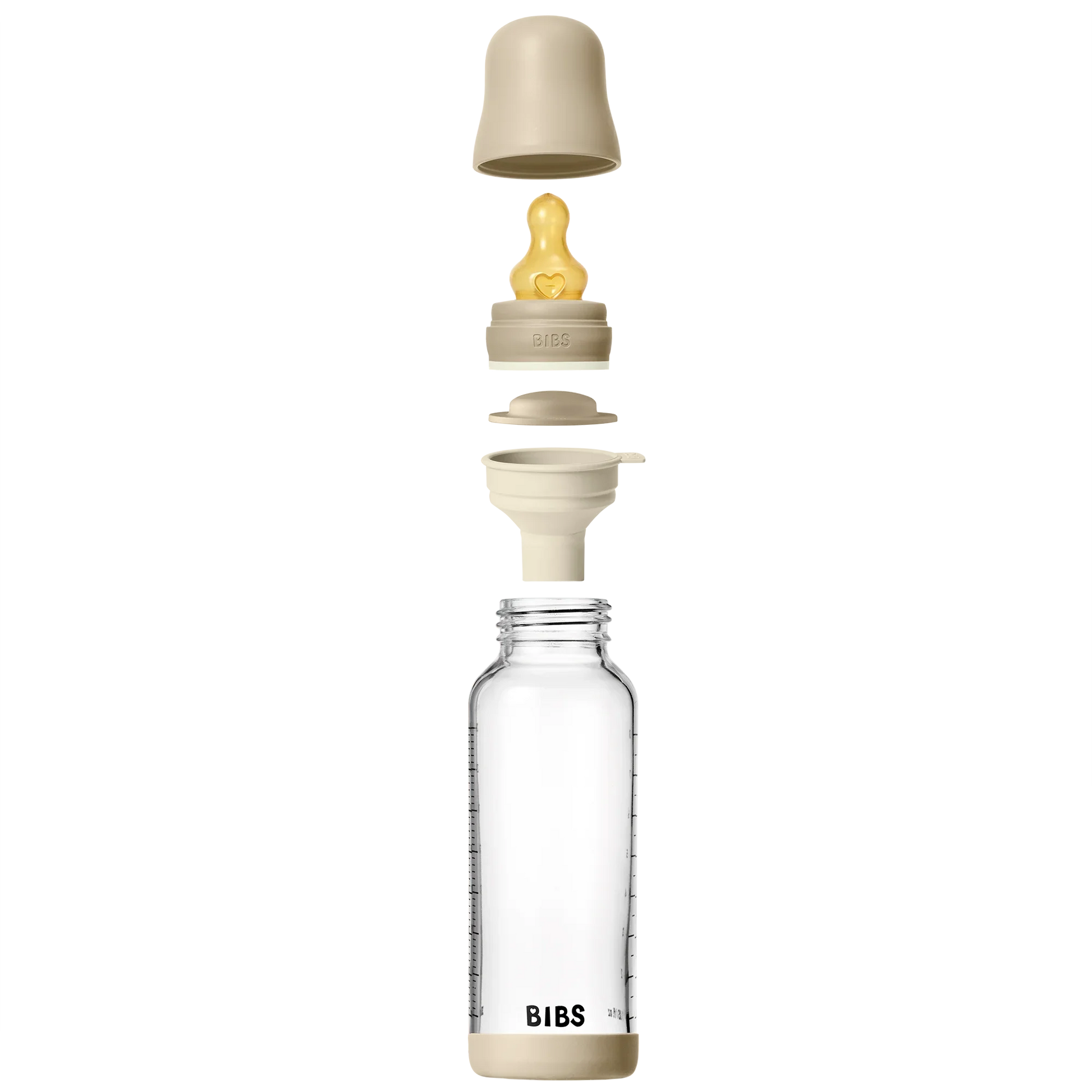 BIBS staklena flašica set 240 ml – Vanilla GLOW - Image 2