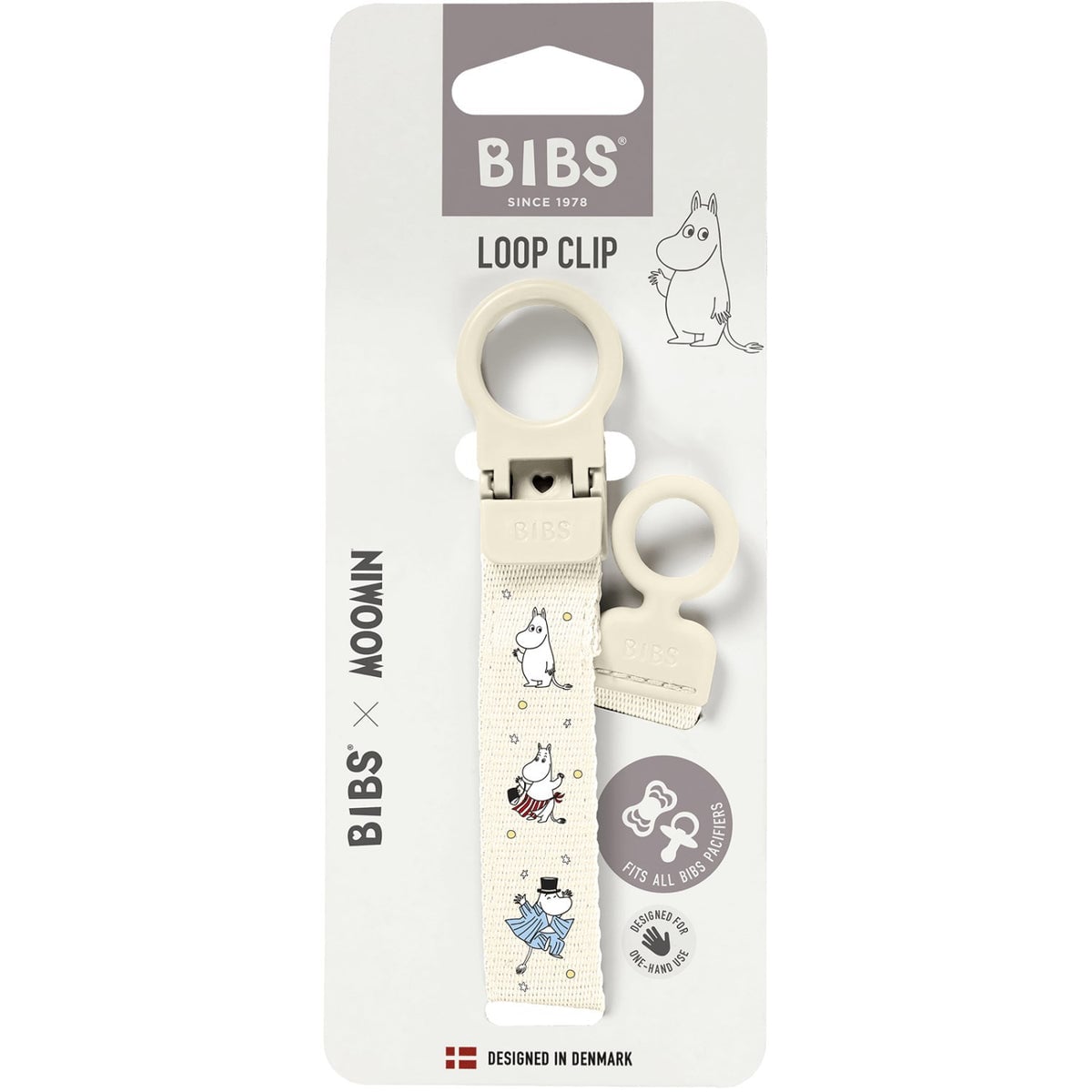 bibs x moomin vezica za cuclu loop – ivory BIBS x Moomin vezica za cuclu Loop – Ivory - Image 1