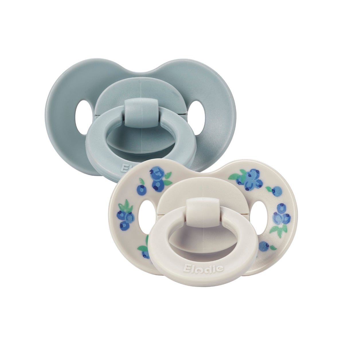 elodie cucle silikon binky bundle za novorođenče blueberry bliss (0 6m) – 2kom Elodie Cucle silikon - Binky Bundle za novorođenče Blueberry Bliss (0-6m) – 2kom - Image 1