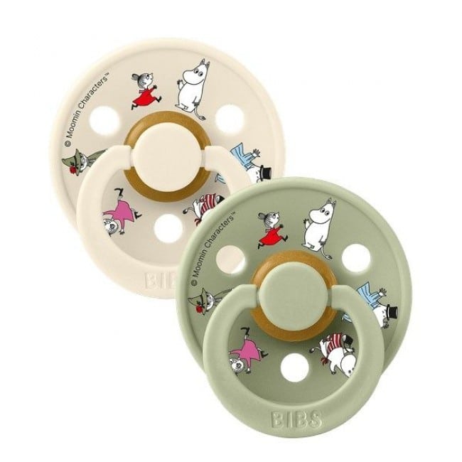 bibs x moomin cucle friends ivory mix – 2kom (0 6m) BIBS x Moomin cucle Friends Ivory Mix – 2kom (6-18m) - Image 1