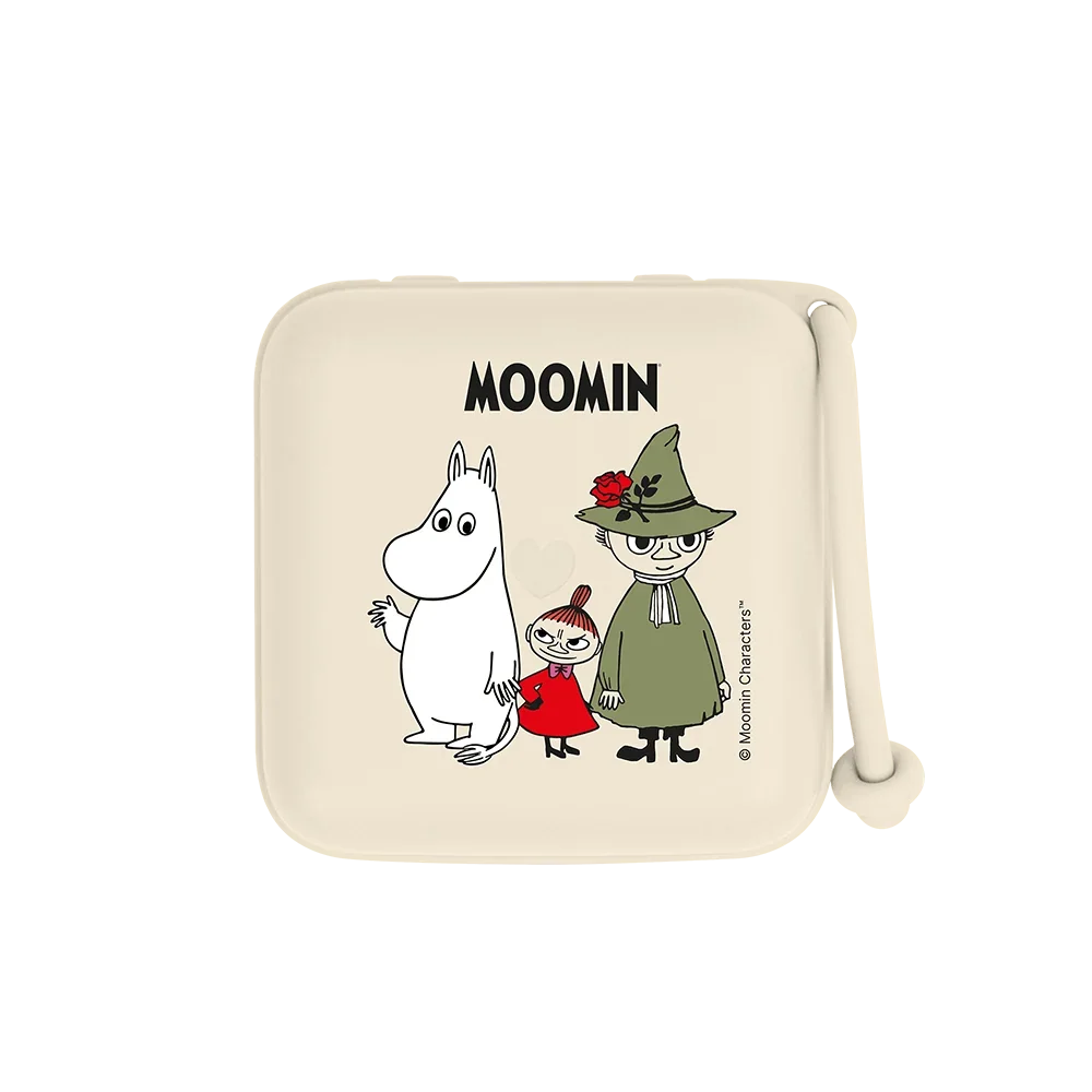 bibs x moomin kutijica za cucle – ivory BIBS x Moomin kutijica za cucle – Ivory - Image 1