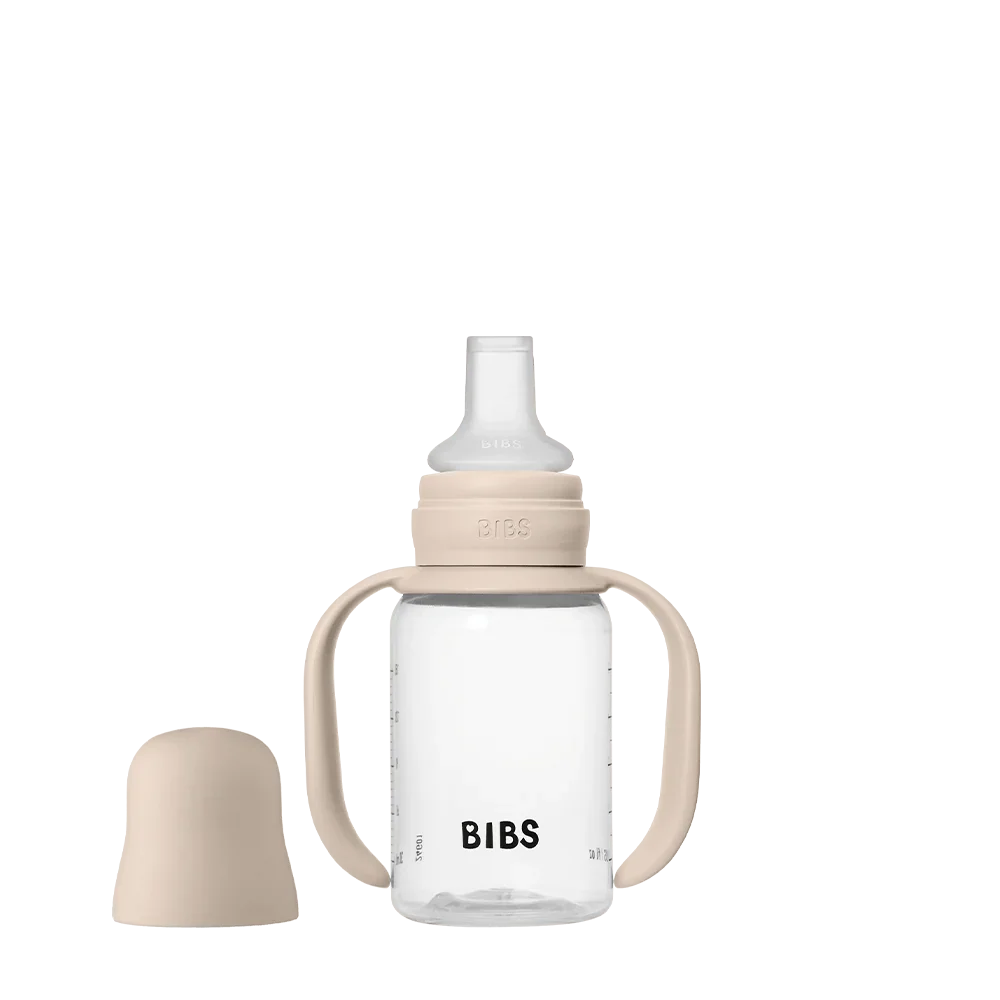 bibs flašica za učenje pijenja 150 ml – blush BIBS flašica za učenje pijenja 150 ml – Blush - Image 1