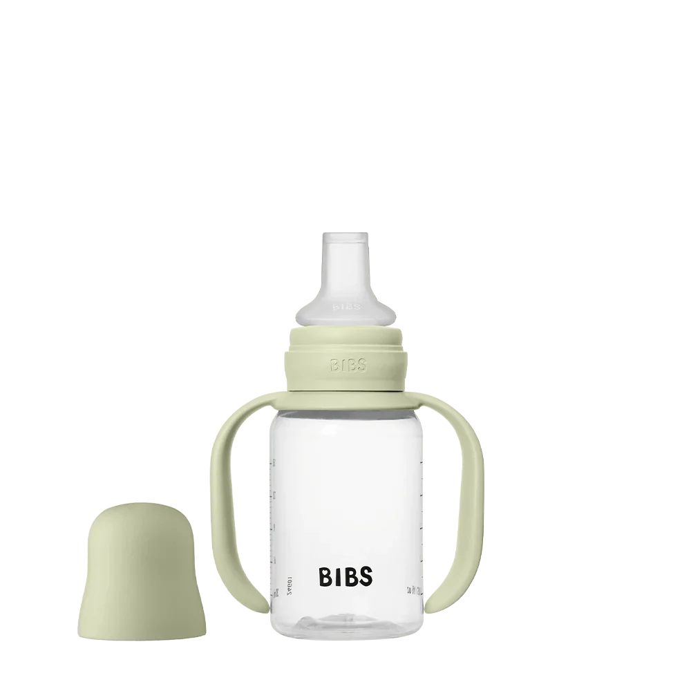 bibs flašica za učenje pijenja 150 ml – sage BIBS flašica za učenje pijenja 150 ml – Sage - Image 1