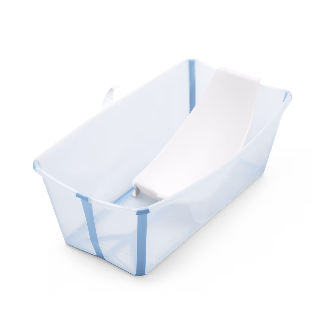 stokke flexi bath kadica ocean blue + potpora za novorođenče Stokke Flexi Bath kadica Ocean Blue + potpora za novorođenče - Image 1