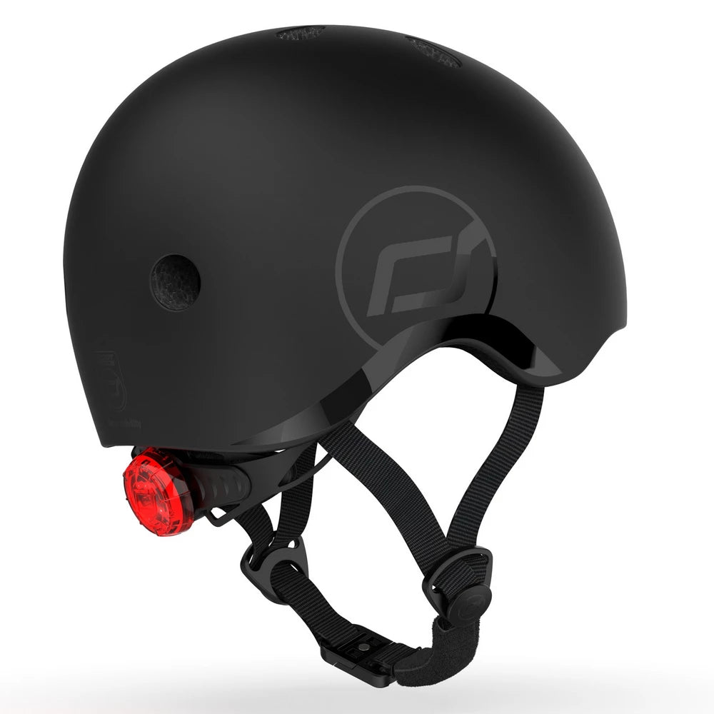scoot & ride dječija kaciga s m black – 51–55 cm Scoot & Ride dječija kaciga S-M Black – 51–55 cm - Image 1