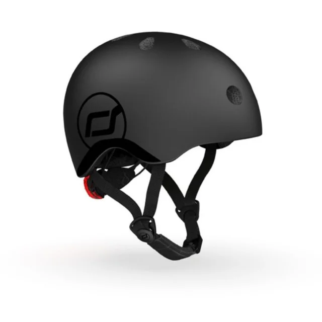 scoot & ride dječija kaciga xxs s black – 45–51 cm Scoot & Ride dječija kaciga XXS-S Black – 45–51 cm - Image 1